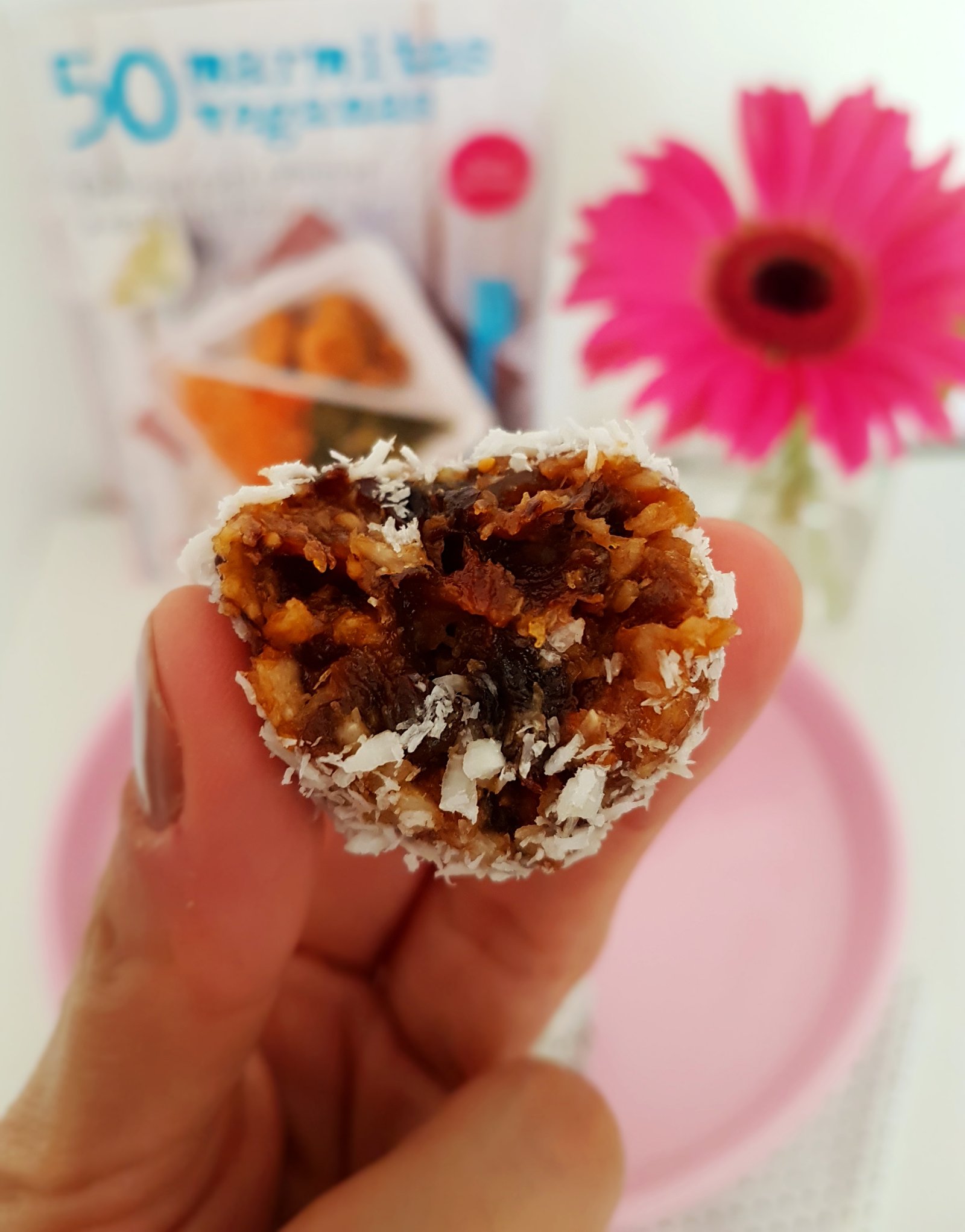 plum jam with coconut